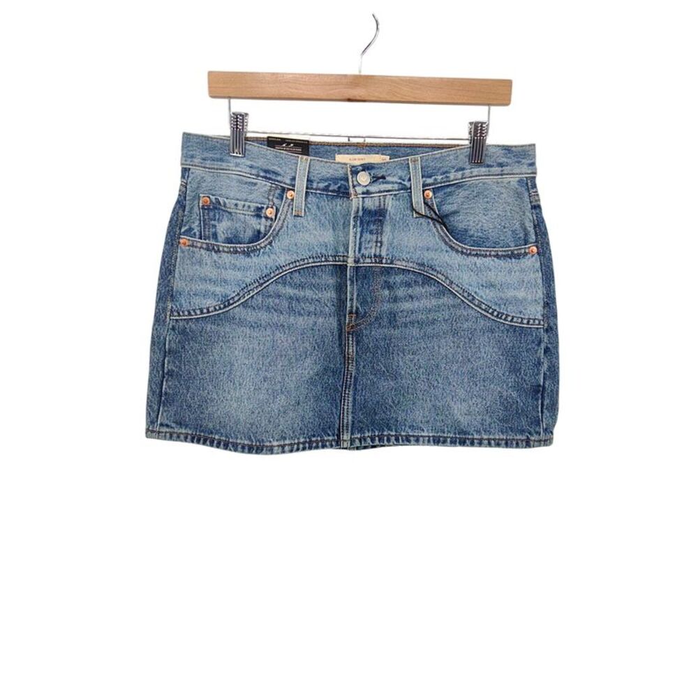 Levi Strauss Icon Skirt Western Yoke Blue 30